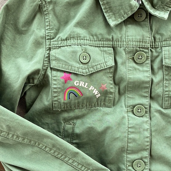 Girls Jean Style Jacket - Picture 2 of 4